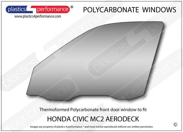 ポリカーボネート ウインドウキット｜ホンダ Civic MC2 Aerodeck