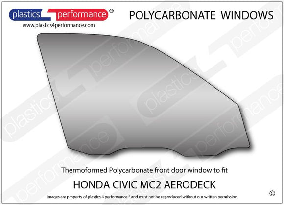 ポリカーボネート ウインドウキット｜ホンダ Civic MC2 Aerodeck