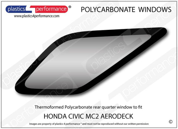 ポリカーボネート ウインドウキット｜ホンダ Civic MC2 Aerodeck