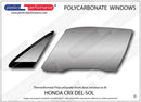 ポリカーボネート ウインドウキット｜ホンダ CR-X del Sol