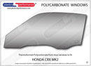 ポリカーボネート ウインドウキット｜ホンダ CR-X MK2