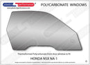 ポリカーボネート ウインドウキット｜ホンダ NSX - NA1