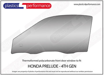 ポリカーボネート ウインドウキット｜ホンダ Prelude - 4th Generation