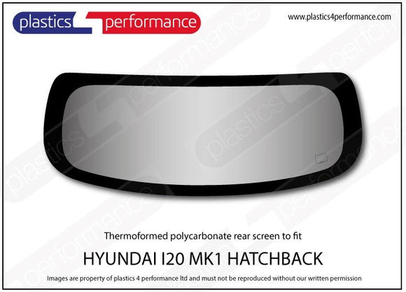 i20 MK1 PB - 3dr Hatchback ポリカーボネート ウインドウキット｜Hyundai i20 MK1 PB - 3dr Hatchback 写真4