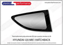 i20 MK1 PB - 3dr Hatchback ポリカーボネート ウインドウキット｜Hyundai i20 MK1 PB - 3dr Hatchback 写真5