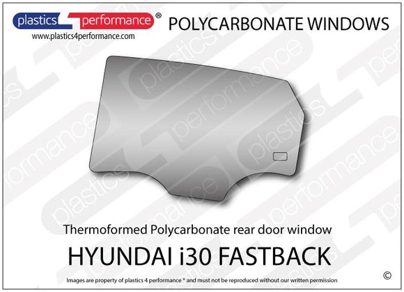 i30 MK3 PD (N Performance) - 5dr Fastback ポリカーボネート ウインドウキット｜Hyundai i30 MK3 PD (N Performance) - 5dr Fastback 写真3