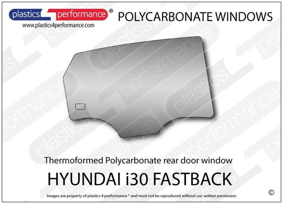 i30 MK3 PD (N Performance) - 5dr Fastback ポリカーボネート ウインドウキット｜Hyundai i30 MK3 PD (N Performance) - 5dr Fastback 写真5
