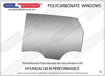 i30 MK3 PD (N Performance) - 5dr Hatchback ポリカーボネート 左リアドアウインドウ｜Hyundai i30 MK3 PD (N Performance) - 5dr Hatchback 写真1