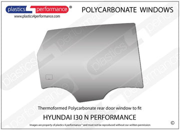 i30 MK3 PD (N Performance) - 5dr Hatchback ポリカーボネート 右リアドアウインドウ｜Hyundai i30 MK3 PD (N Performance) - 5dr Hatchback 写真1