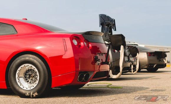 T1 Race Development GT1R 15×12 リア ドラッグパック（Belak ホイール＋M/T スリック＋スモールブレーキ / R35 GT-R）