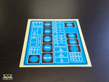 WISTERIA Fuse Box Sticker – Nissan Silvia S14 / S15 - 0