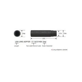 RAYS Wheel Nut Adapter Tools - 0