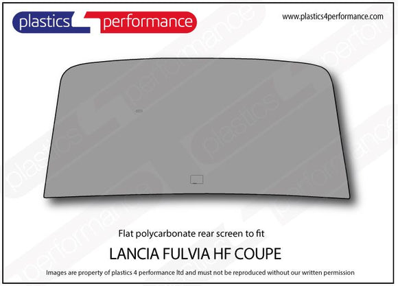 ポリカーボネート ウインドウキット｜Lancia Fulvia HF