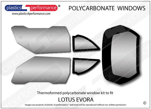 ポリカーボネート ウインドウキット｜Lotus Evora