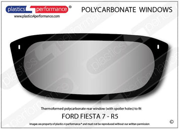 ポリカーボネート リアウインドウ｜Ford Fiesta MK7 R5（2013年〜現在） 2