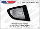 ポリカーボネート 右リアクォーターウインドウ｜Maserati GranTurismo MC GT4