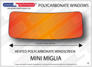 ポリカーボネート ヒーテッド フロントウインドスクリーン｜Mini Miglia/ Mini 7 1