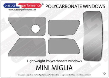 ポリカーボネート ウインドウキット｜Mini Miglia/ Mini 7 1