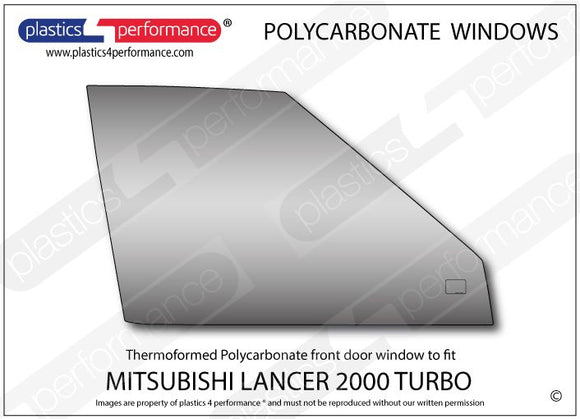 ポリカーボネート ウインドウキット｜三菱 Lancer 2000 Turbo