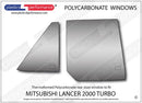 ポリカーボネート ウインドウキット｜三菱 Lancer 2000 Turbo