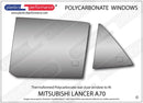 ポリカーボネート ウインドウキット｜三菱 Lancer A70