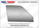 ポリカーボネート ウインドウキット｜三菱 Lancer A70