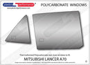 ポリカーボネート ウインドウキット｜三菱 Lancer A70