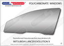 ポリカーボネート 左フロントドアウインドウ｜三菱 Lancer Evo X (10)