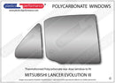 ポリカーボネート ウインドウキット｜三菱 Lancer Evo 3