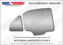 ポリカーボネート ウインドウキット｜三菱 Lancer Evo 5