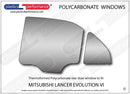 ポリカーボネート ウインドウキット｜三菱 Lancer Evo 6