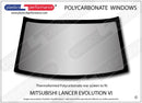 ポリカーボネート ウインドウキット｜三菱 Lancer Evo 6