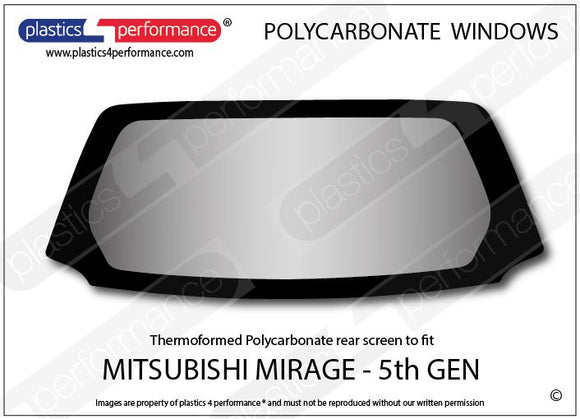 ポリカーボネート ウインドウキット｜三菱 Mirage 5th Generation