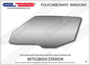 ポリカーボネート ウインドウキット｜三菱 Starion