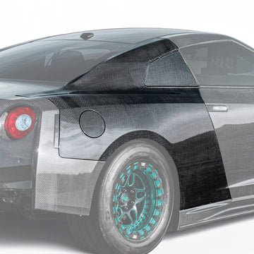 T1 Race Development R35 GT-R カーボン リアクォーターパネル（左右セット）