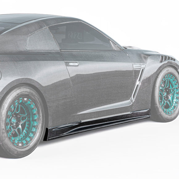 T1 Race Development R35 GT-R カーボン サイドスカート（左右セット）