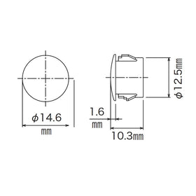 RAYS 17HEX Racing Nut Head Caps (20pc) - 0