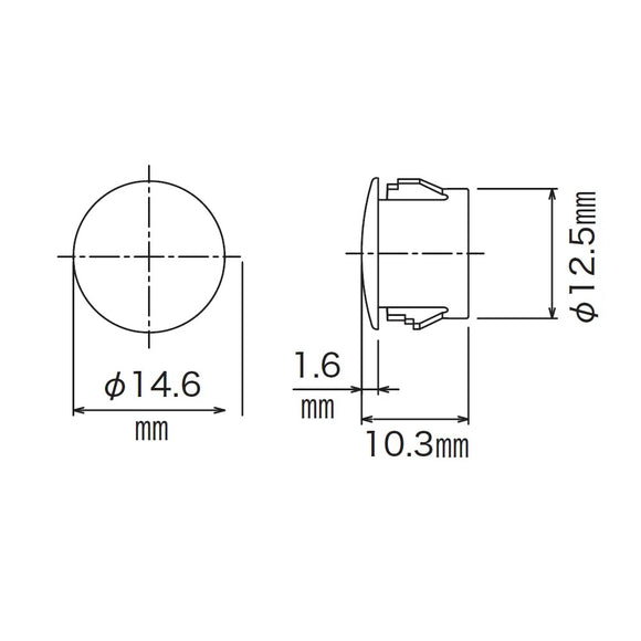 RAYS 17HEX Racing Nut Head Caps (20pc)