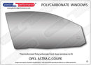 ポリカーボネート ウインドウキット｜Opel Astra G - Coupe