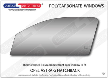 ポリカーボネート ウインドウキット｜Opel Astra G - 3dr Hatchback