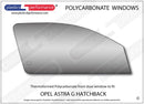 ポリカーボネート ウインドウキット｜Opel Astra G - 3dr Hatchback
