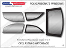 ポリカーボネート ウインドウキット｜Opel Astra G - 3dr Hatchback