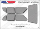 ポリカーボネート ウインドウキット｜Opel Corsa A - 3dr Hatchback