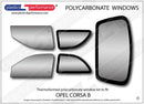 ポリカーボネート ウインドウキット｜Opel Corsa B - 3dr Hatchback