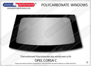 ポリカーボネート ウインドウキット｜Opel Corsa C - 3dr Hatchback