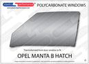 ポリカーボネート ウインドウキット｜Opel Manta B - Hatchback
