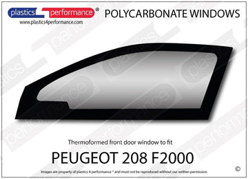 ポリカーボネート ウインドウキット｜Peugeot 208 F2000
