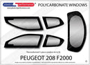 ポリカーボネート ウインドウキット｜Peugeot 208 F2000