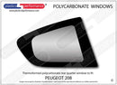 ポリカーボネート ウインドウキット｜Peugeot 208 1st Generation - 3dr Hatchback