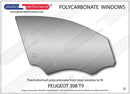 ポリカーボネート ウインドウキット｜Peugeot 308 2nd Generation T9 - Hatchback